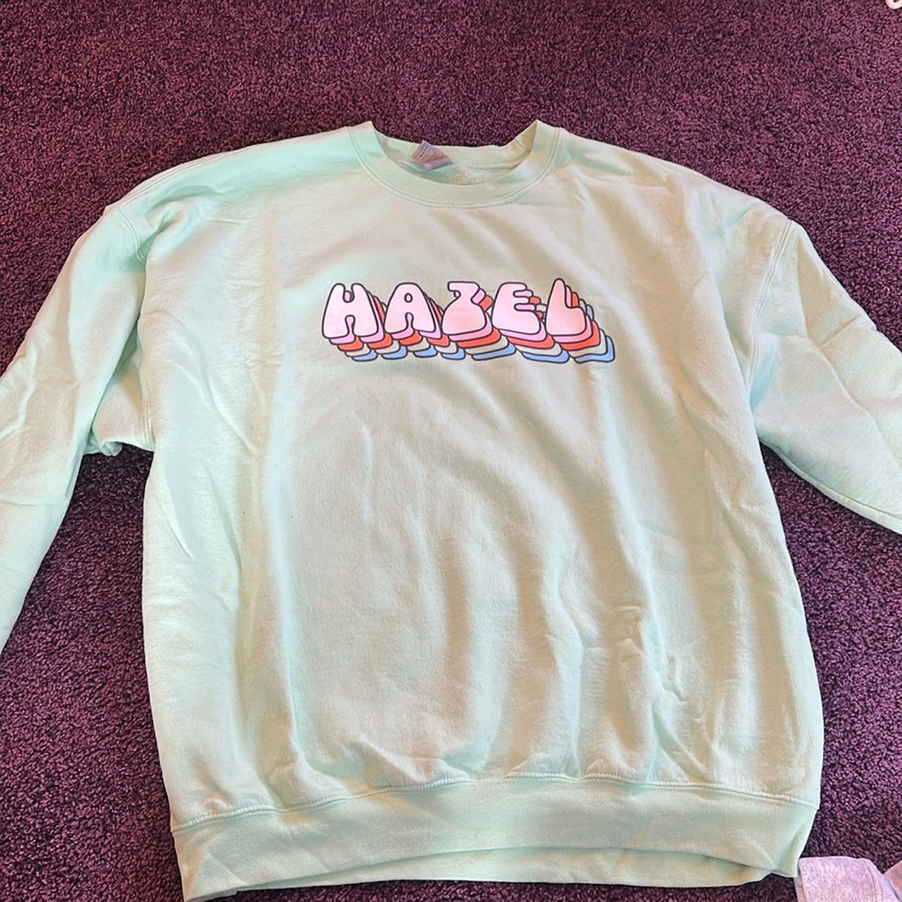 Mint green Hazel sweatshirt